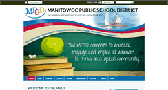 Desktop Screenshot of manitowocpublicschools.org